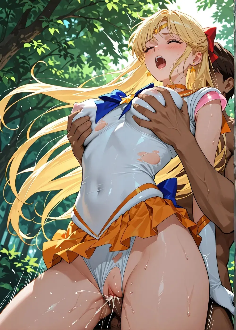 Sailor Moon cartoon parody 3d [AI Generated] - page246