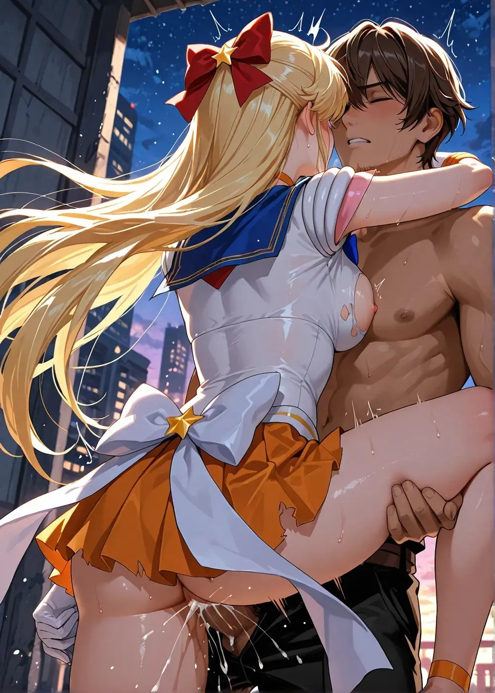 Sailor Moon cartoon parody 3d [AI Generated] - page256