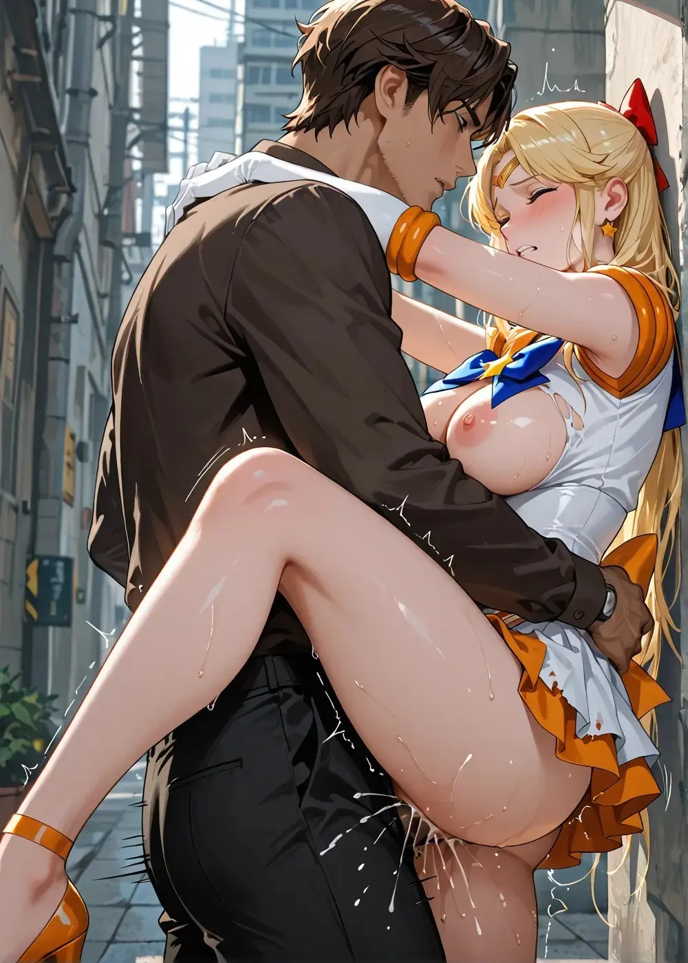 Sailor Moon cartoon parody 3d [AI Generated] - page270