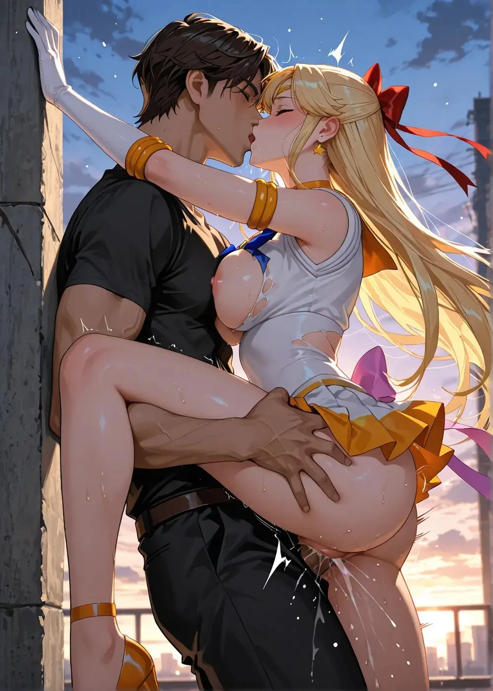 Sailor Moon cartoon parody 3d [AI Generated] - page275