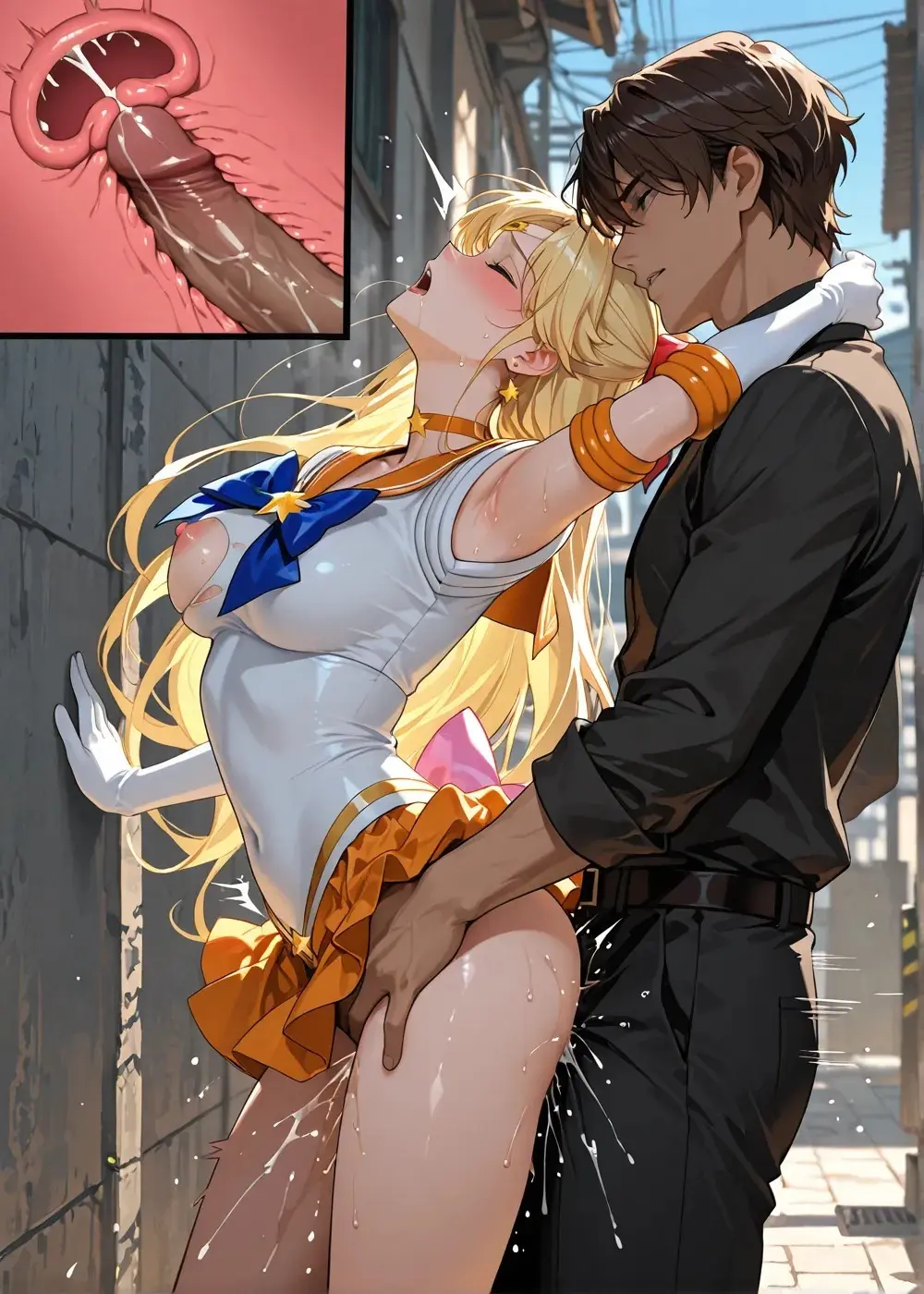 Sailor Moon cartoon parody 3d [AI Generated] - page278