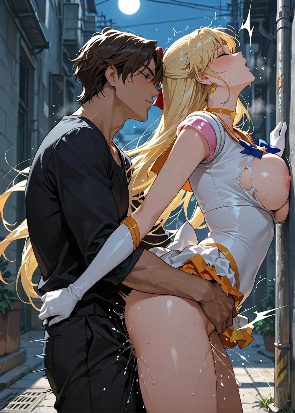 Sailor Moon cartoon parody 3d [AI Generated] - page279