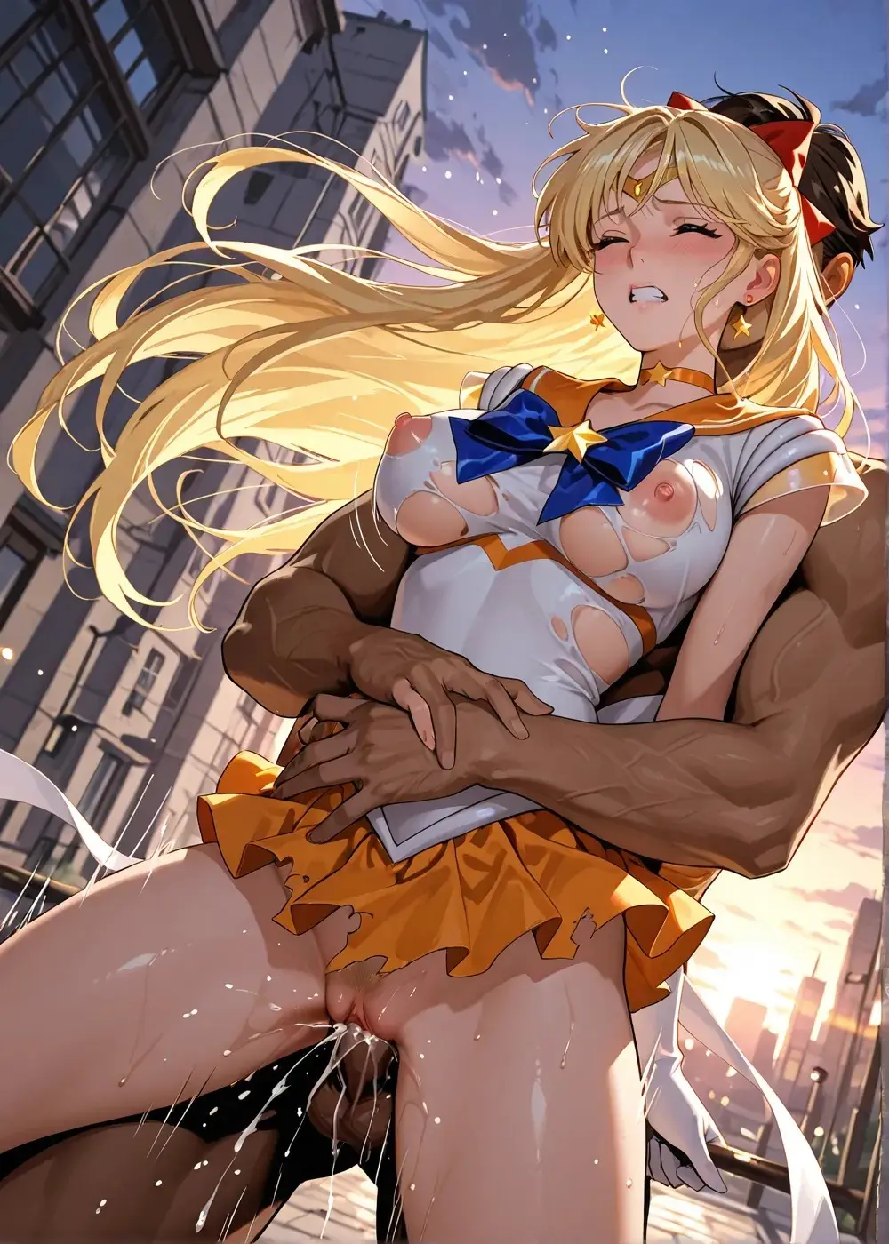 Sailor Moon cartoon parody 3d [AI Generated] - page290