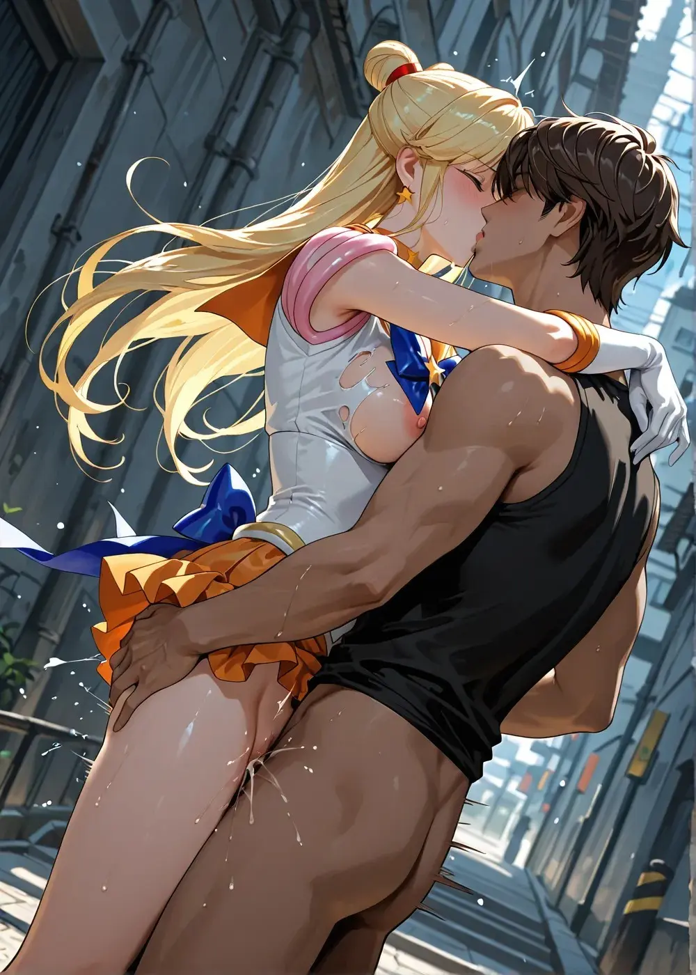 Sailor Moon cartoon parody 3d [AI Generated] - page293