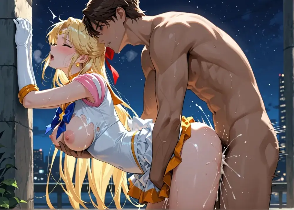 Sailor Moon cartoon parody 3d [AI Generated] - page382