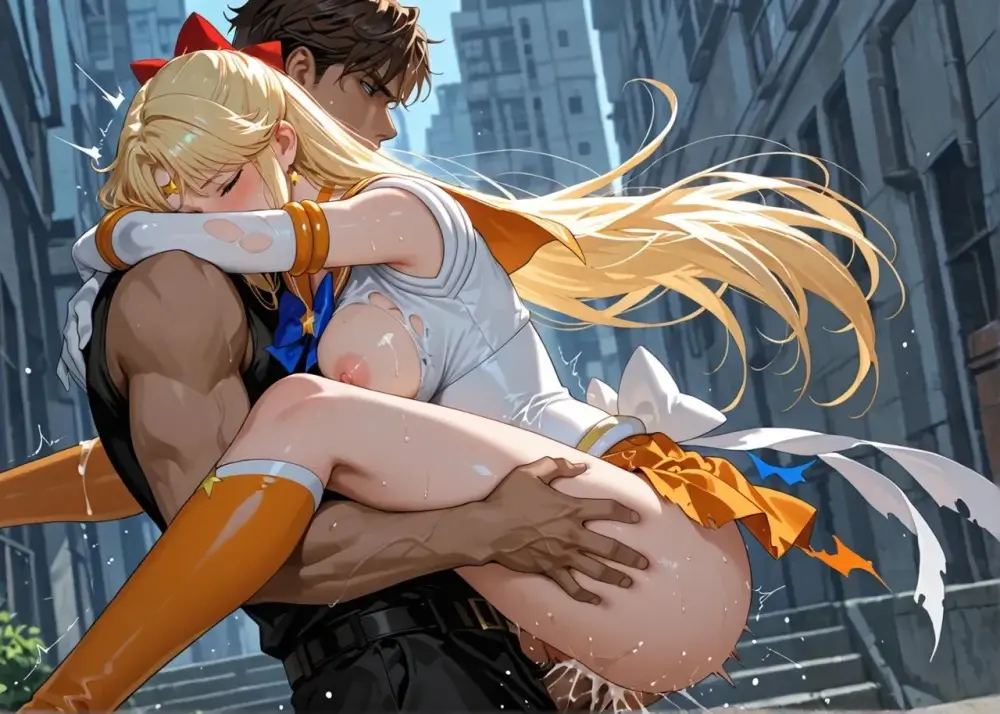 Sailor Moon cartoon parody 3d [AI Generated] - page388