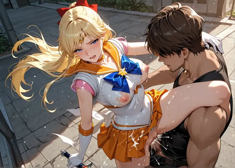 Sailor Moon cartoon parody 3d [AI Generated] - page418