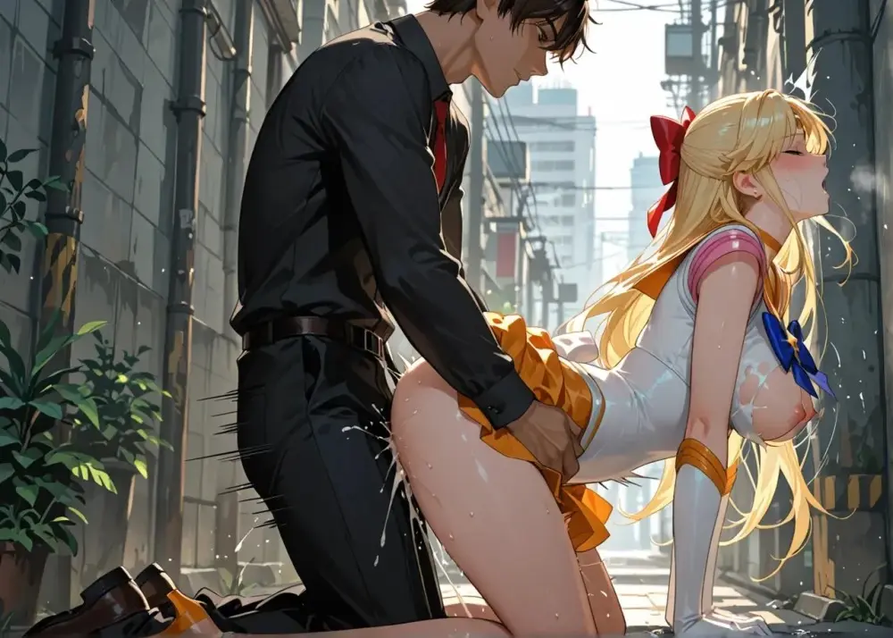Sailor Moon cartoon parody 3d [AI Generated] - page420