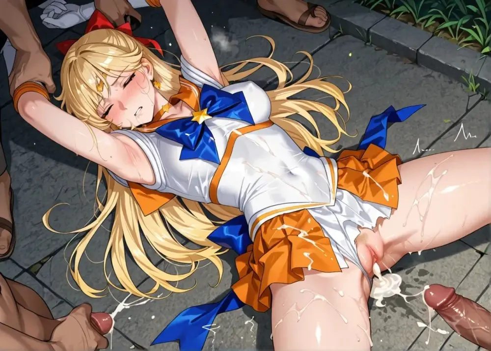 Sailor Moon cartoon parody 3d [AI Generated] - page436