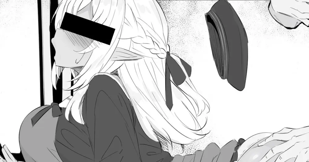 ダーリンとの久々デートに浮かれるドスケベエルフを痴◯ち◯ぽで横取りするスケベ漫画