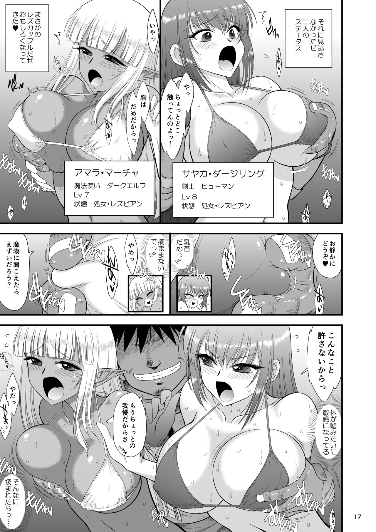 魔魅の迷宮2 レズっ子冒険者編 - page16