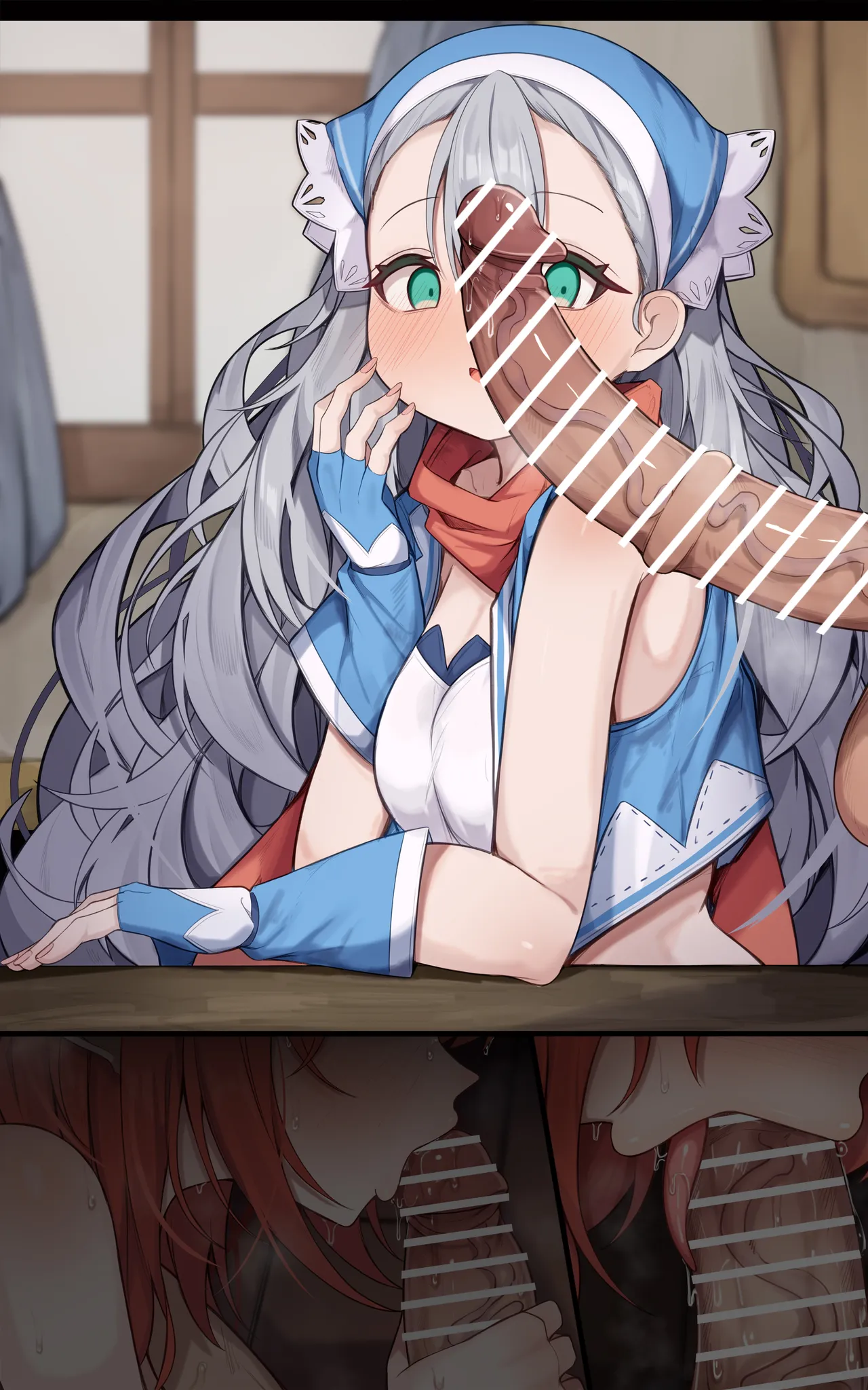 性豪絶倫巨根金ピカモコモコ系主人公とカリンちゃん - page21