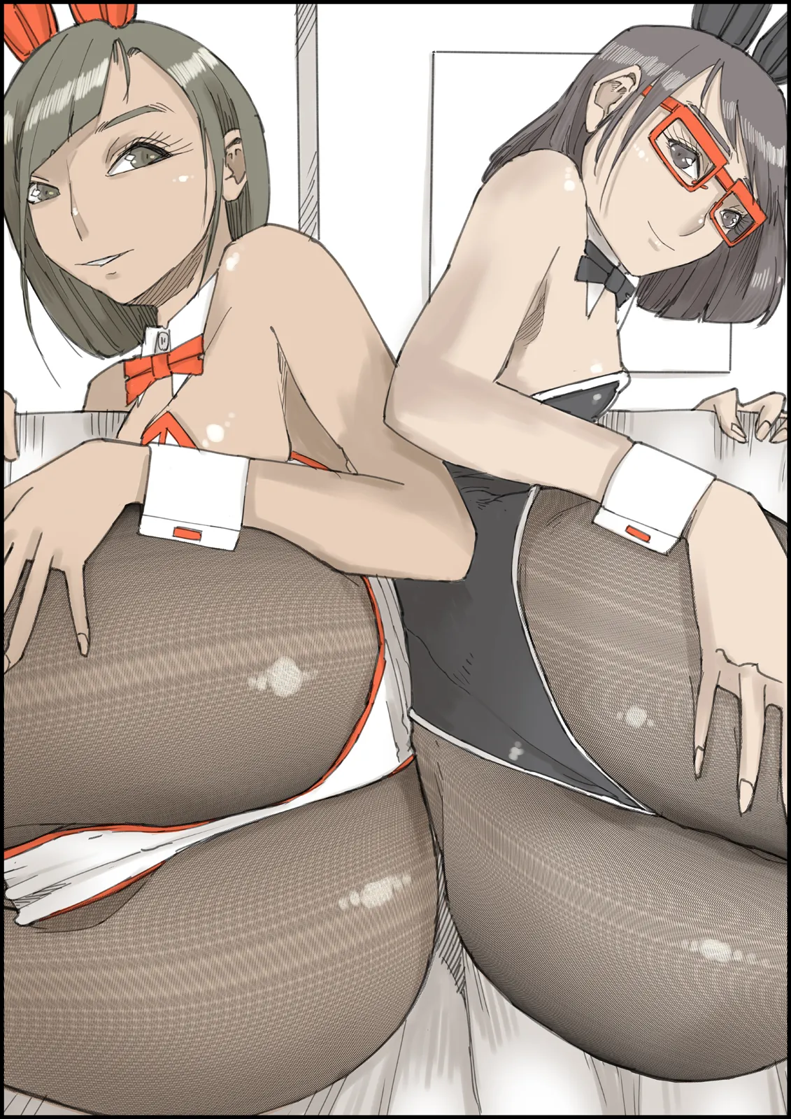 おとなのハテナ3「初恋幼馴染は男の娘？褐色巨乳バニーチンポを追いかけて逆ナン3P情報収集同じ職場に転職し排卵日中出しSEXしちゃいハテナ」 [ 皇漫] - page110