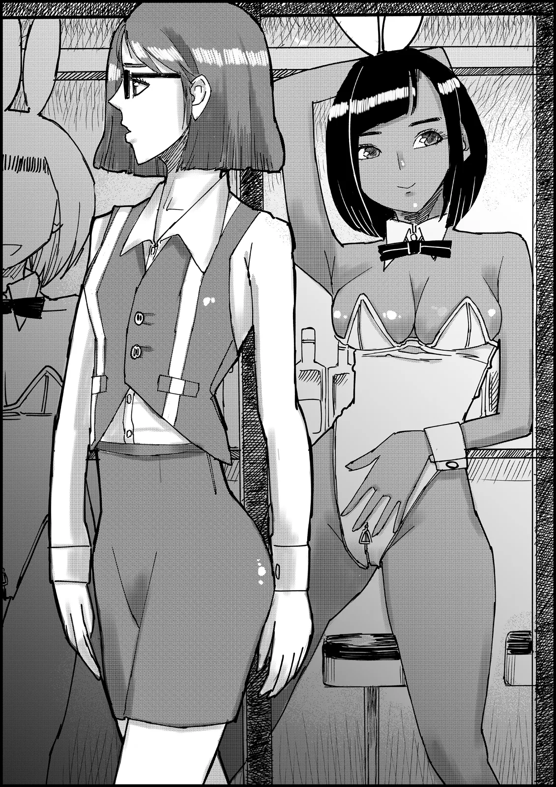 おとなのハテナ3「初恋幼馴染は男の娘？褐色巨乳バニーチンポを追いかけて逆ナン3P情報収集同じ職場に転職し排卵日中出しSEXしちゃいハテナ」 [ 皇漫] - page18