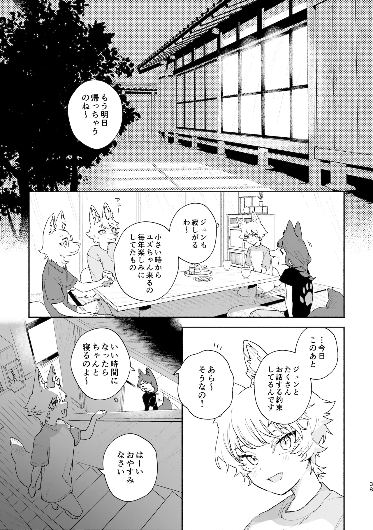 ♂が受け。コヨーテちゃん×甲斐犬くん - page38