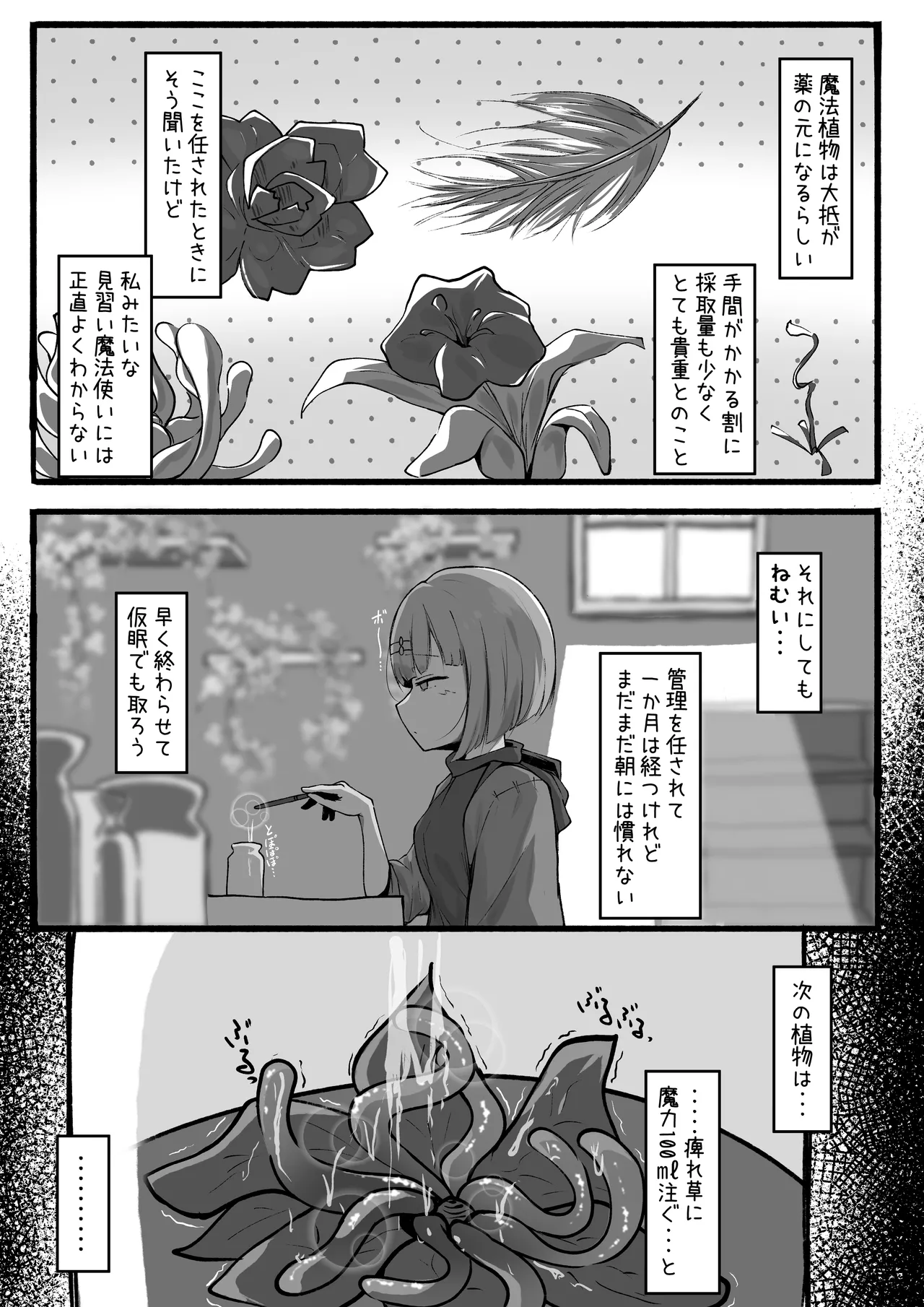 見習い魔法使いに植物の管理は難しい - page3