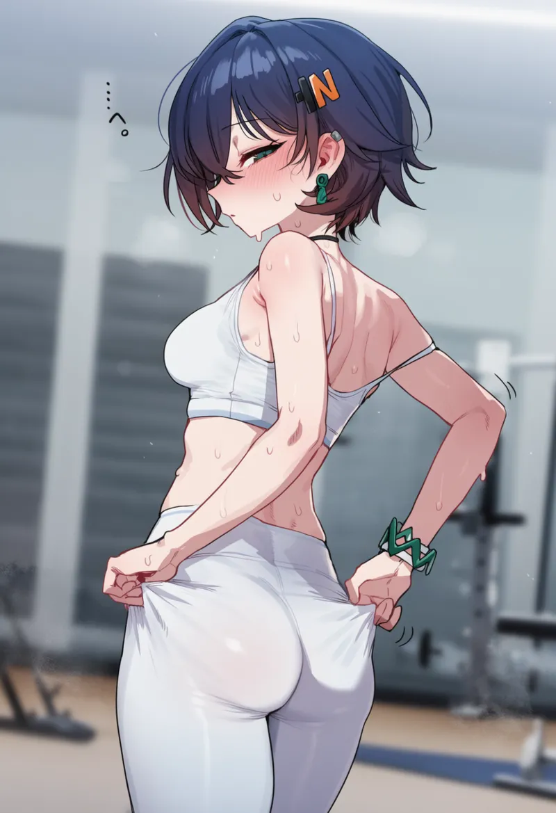 Thx (120662529)   リンがジムで会ったおじさんに.. [AI Generated] - page38