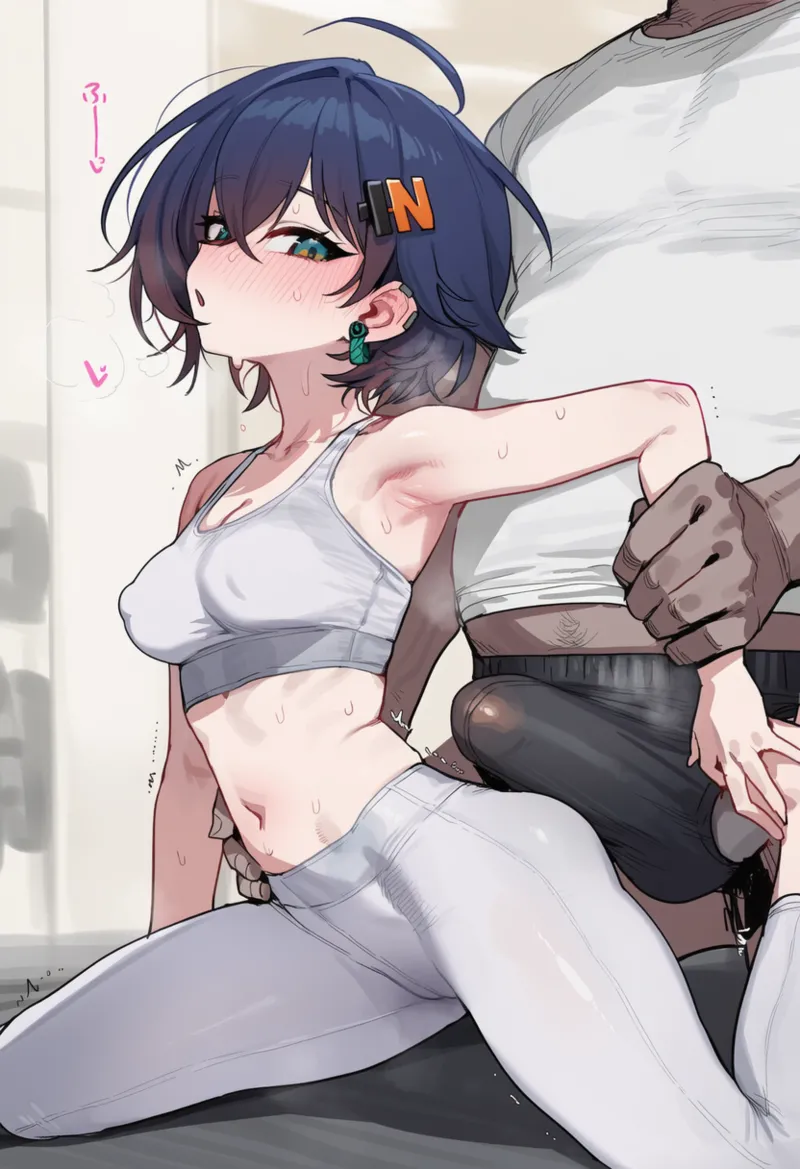 Thx (120662529)   リンがジムで会ったおじさんに.. [AI Generated] - page43
