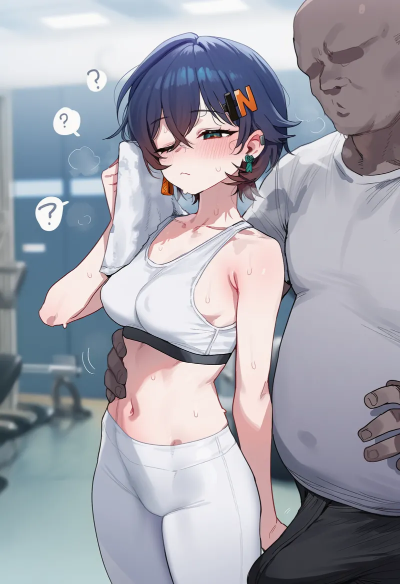 Thx (120662529)   リンがジムで会ったおじさんに.. [AI Generated] - page6