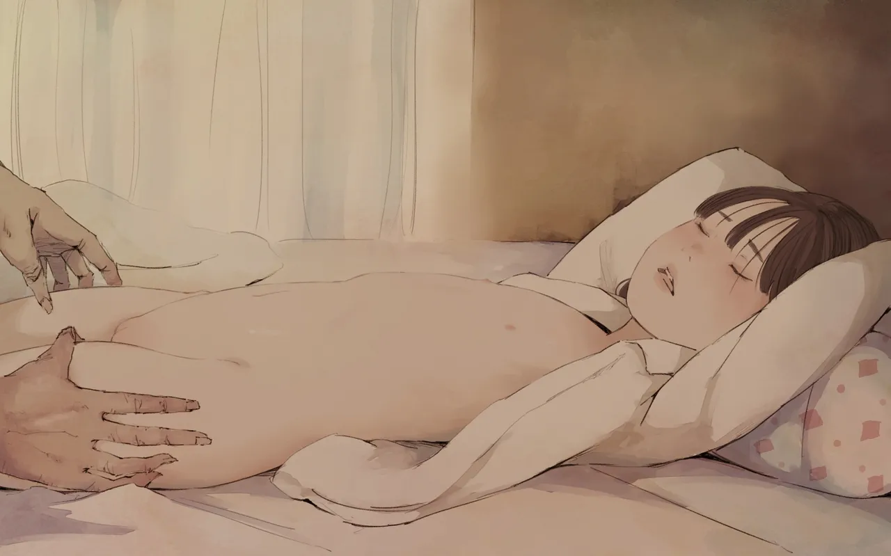 抗うことを諦めた少女の未熟な身体を一心不乱に貪る - page21