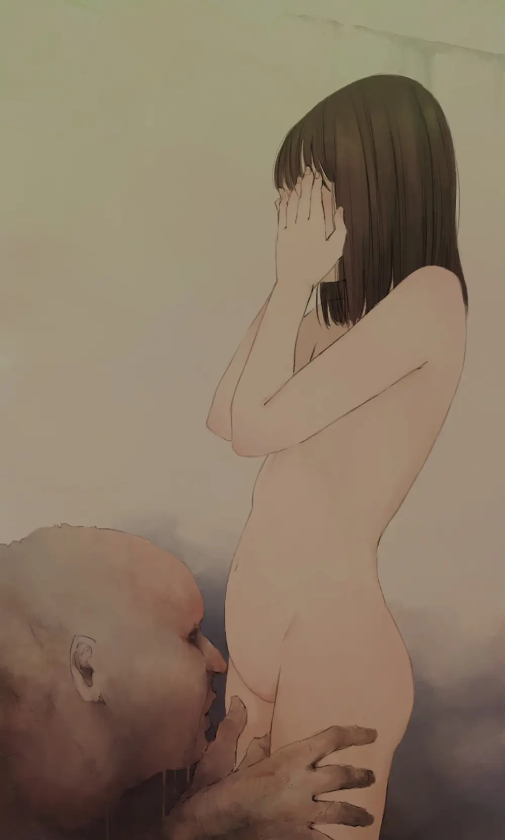 抗うことを諦めた少女の未熟な身体を一心不乱に貪る - page5