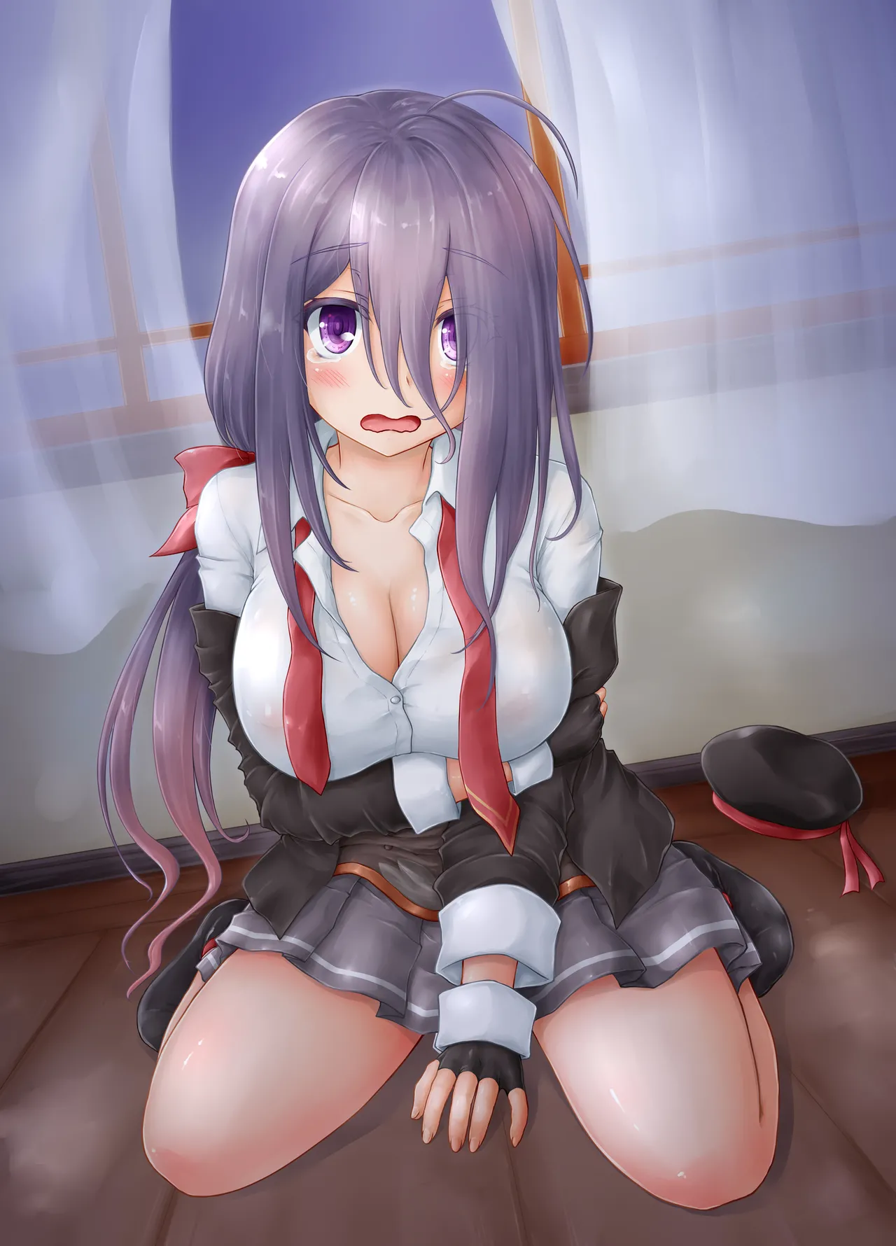 涙目がかわいい隠れ巨乳のうちの秘書艦 - page24