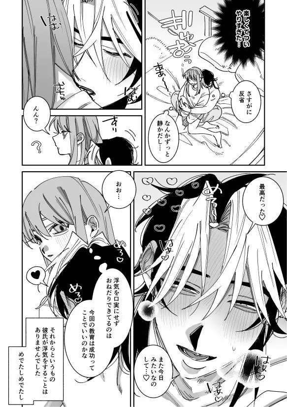 浮気癖のある彼氏を玩具で教育する話2 - page32