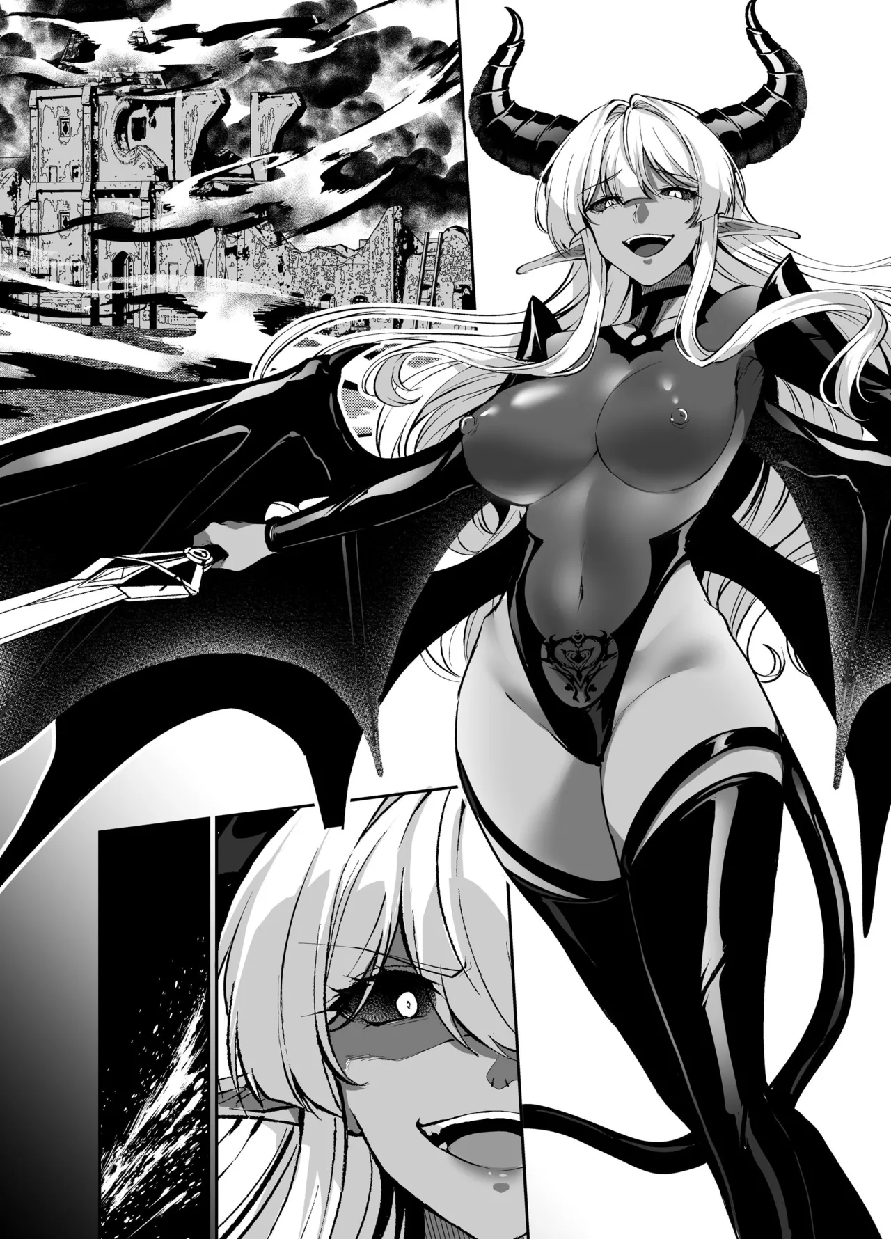 憑転の騎士アリシア〜正義の姫騎士が魔王の器に染まり堕ちる時から〜 - page75