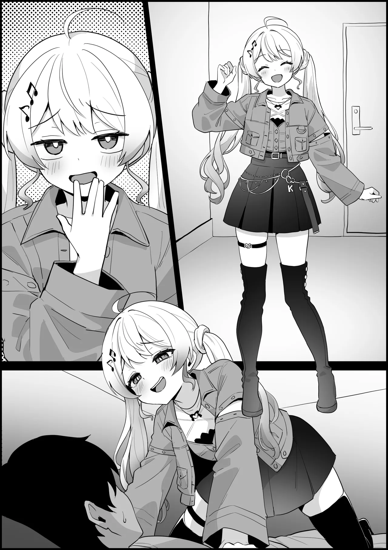 ライブ衣装が可愛すぎて、 音の勢に分からされる 音〇瀬奏 - page8