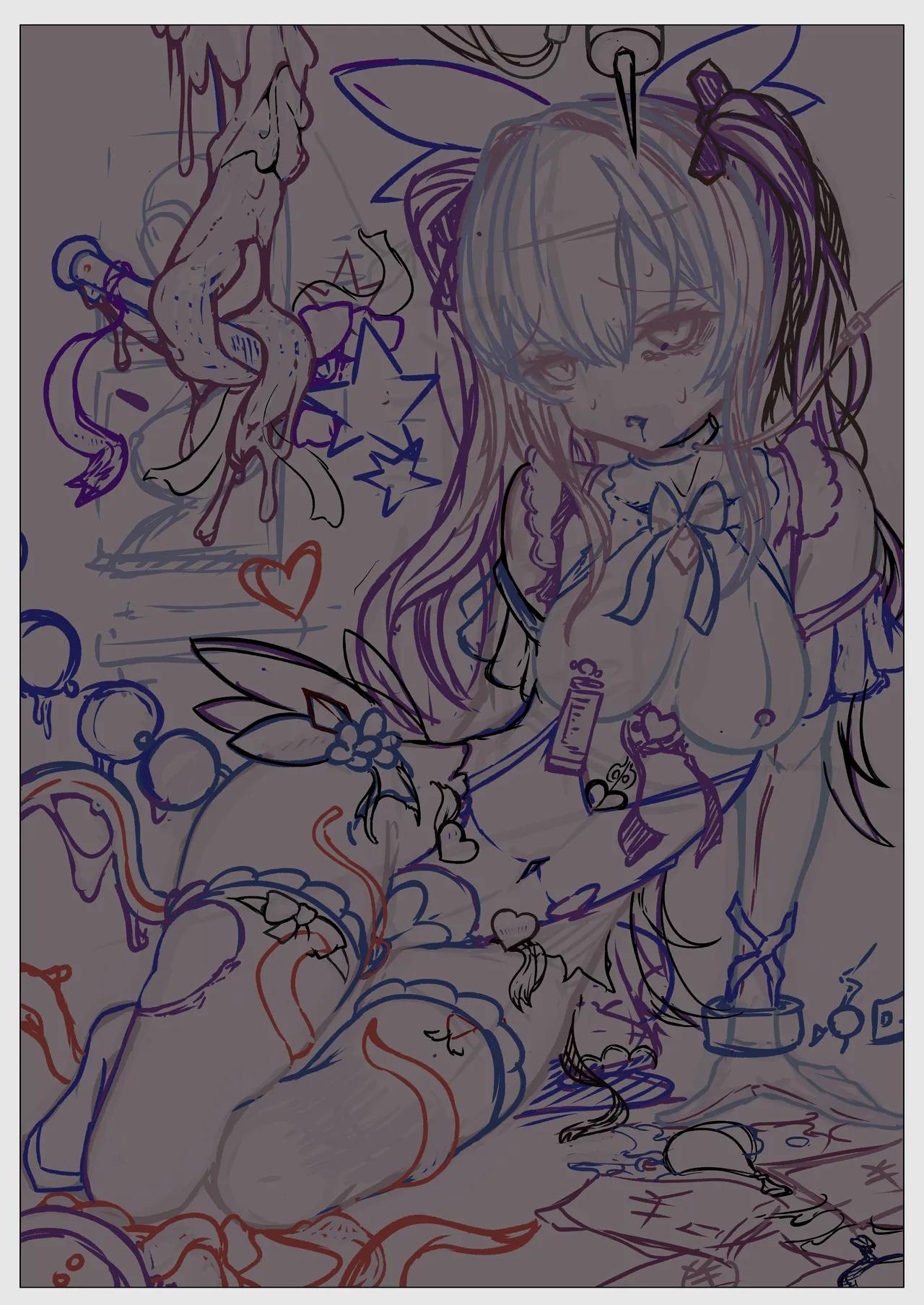 敗北‼凌辱‼魔法少女たち‼捕らえたメスは大切な性奴隷です - page2