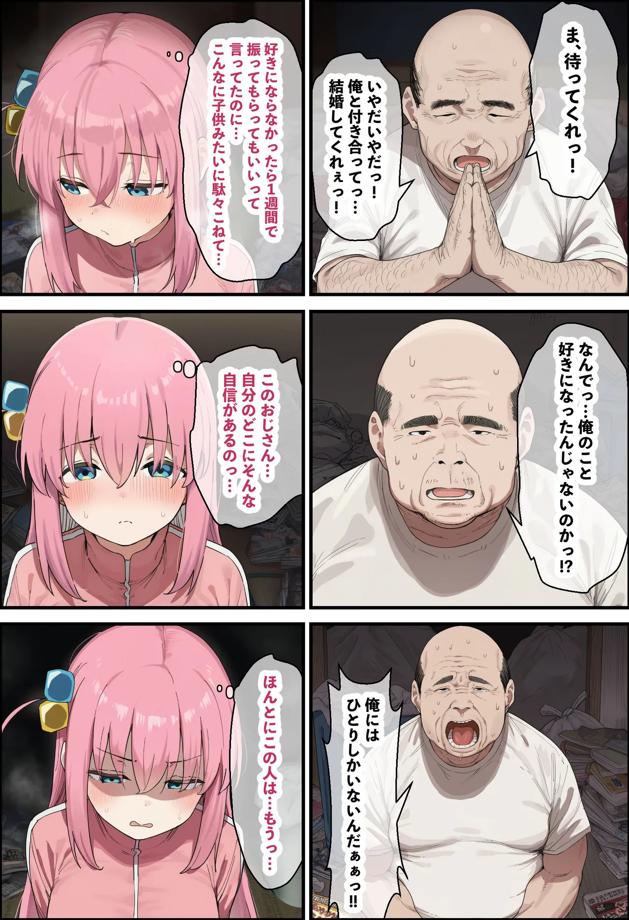 「ぼっち」な私が「奥さん」に！?「ひとり」が「夫婦」になるまで〜中年キモ教師との結婚・出産〜 [AI Generated] - page143