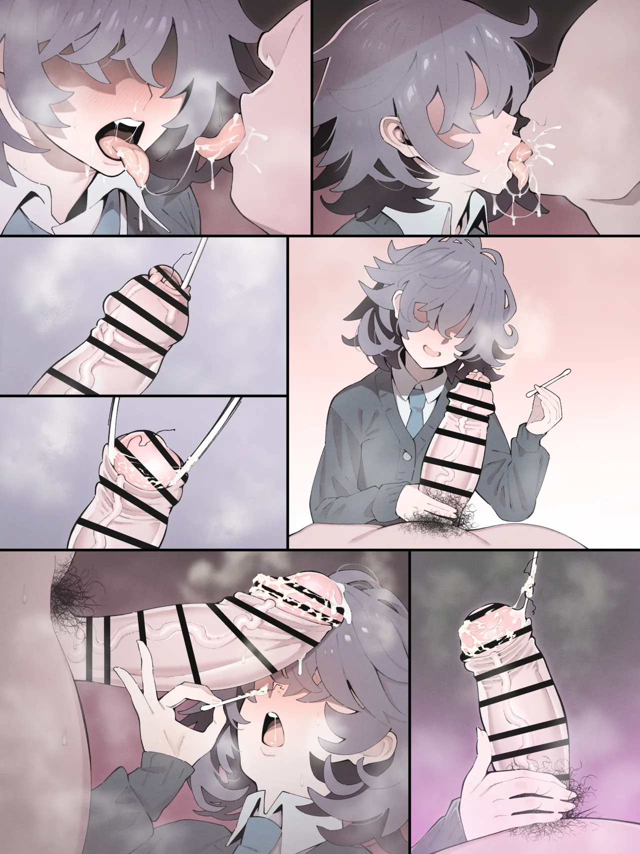 メカクレ義妹の朋子ちゃんでチンカス綿棒 - page3