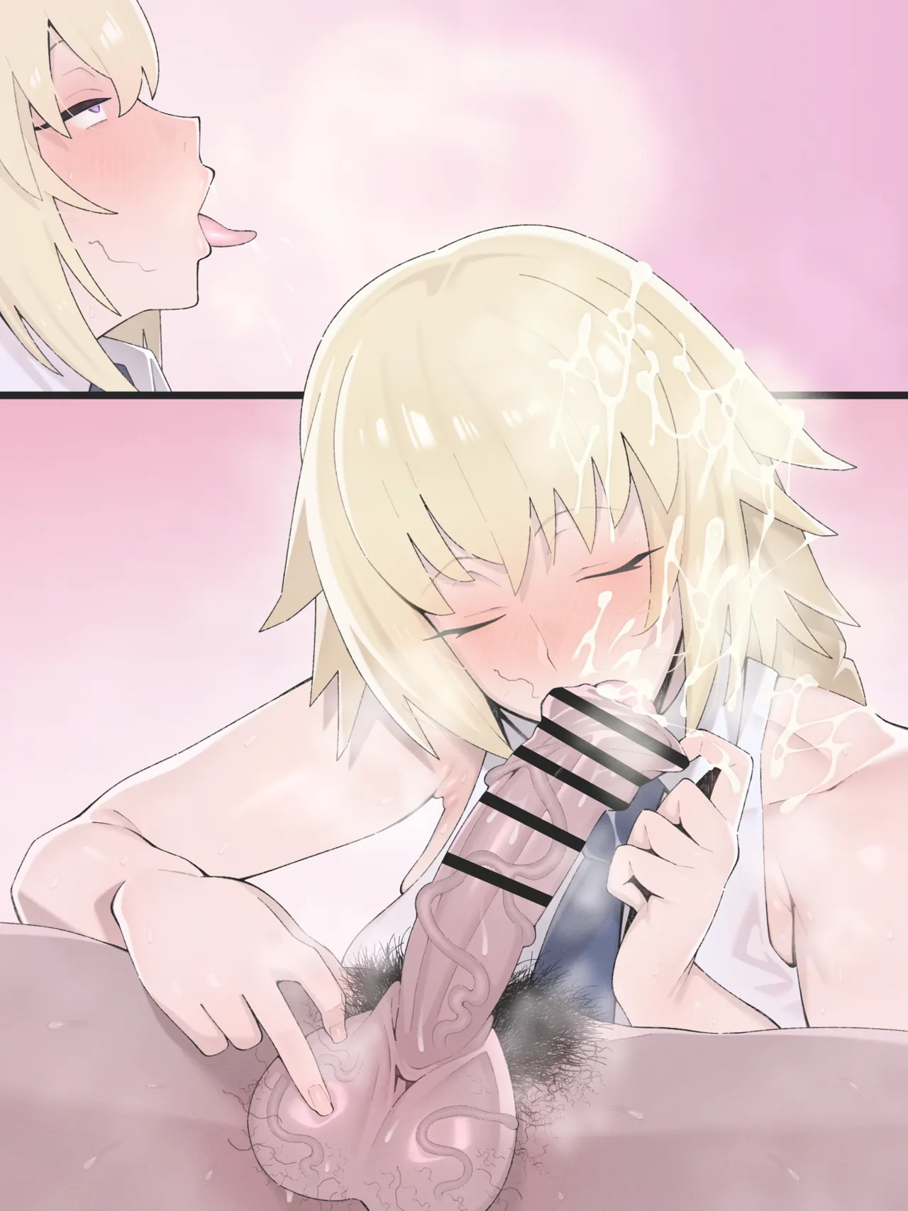 ジャンヌお姉ちゃんに臭チ〇ポチェックされるやつ - page4