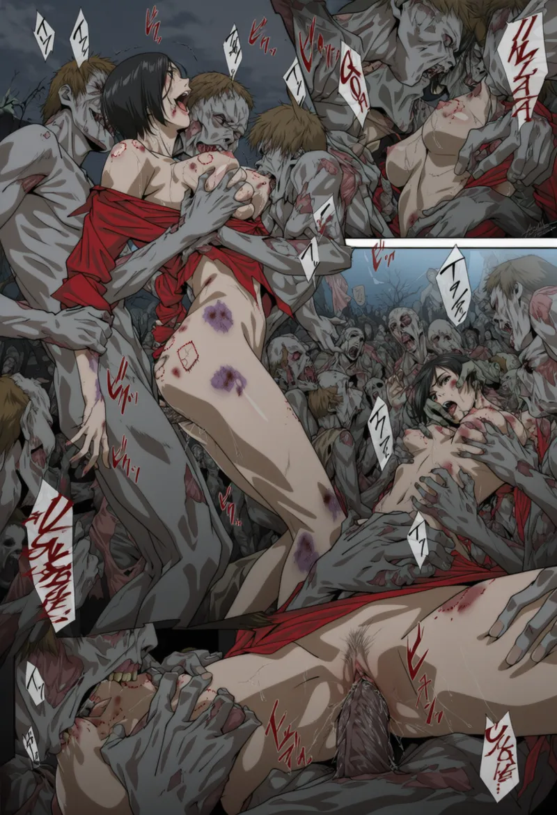 Too Many Zombies! [AI Generated] - page124