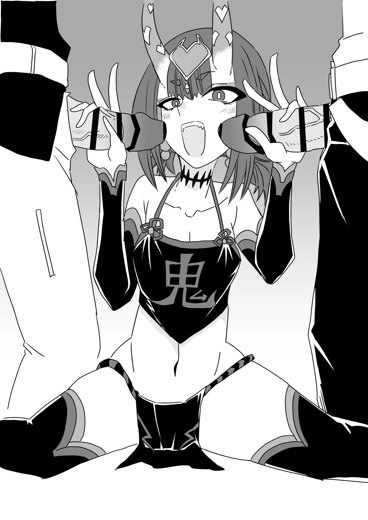 酒呑童子と入れ替わったマスターとゴールデンでエッッ - page8