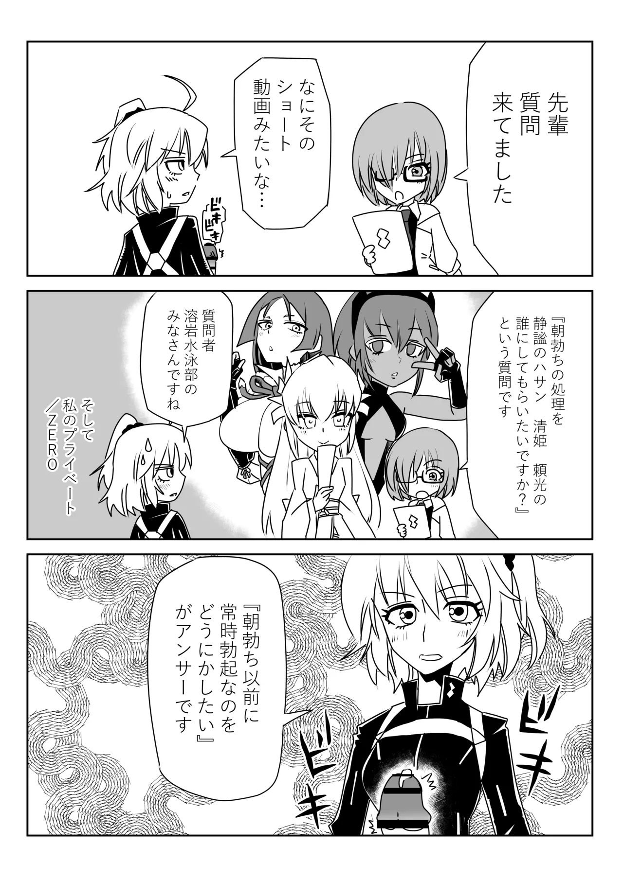 ふたなりマスターと溶岩水泳部