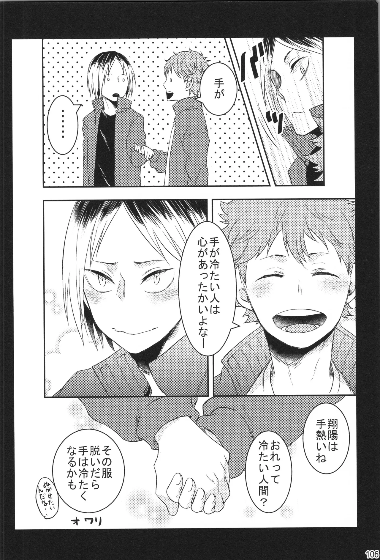 他校生×日向受再録本 OTHER BOX - page105