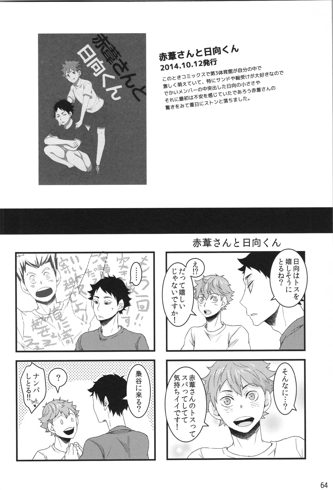 他校生×日向受再録本 OTHER BOX - page63
