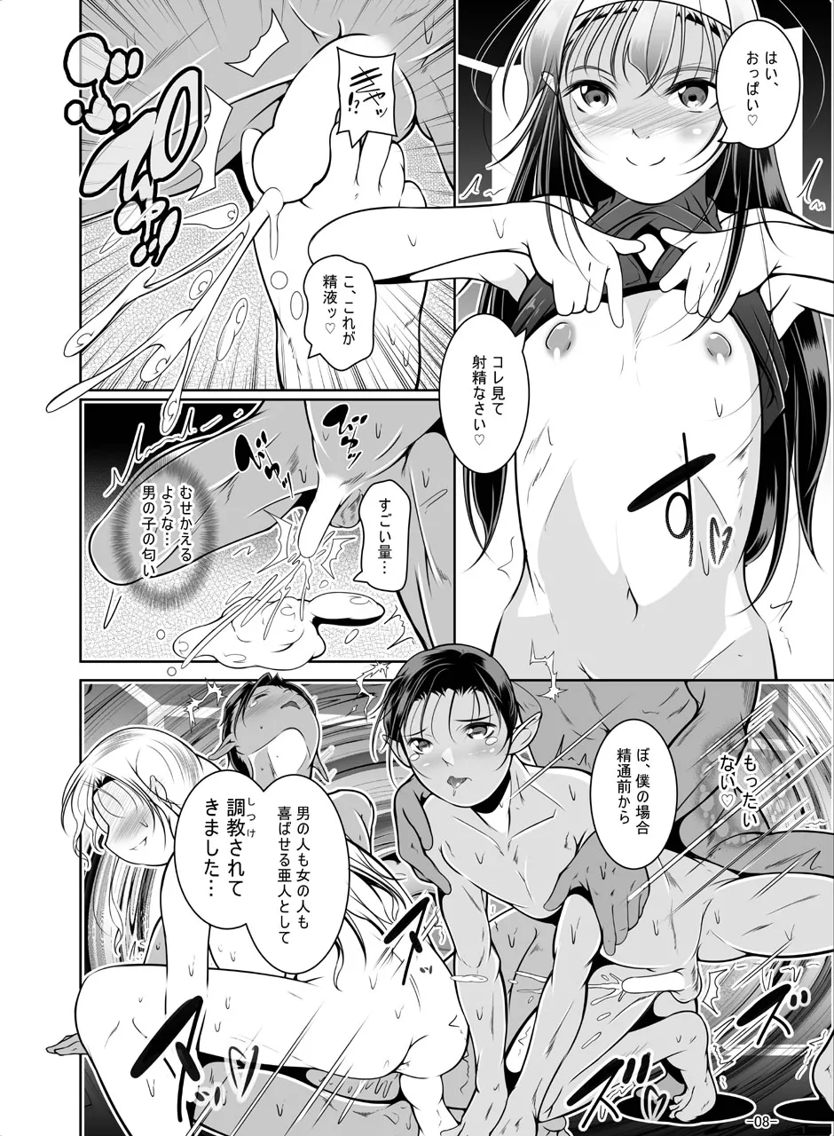 百合少女白葉(1○)黒華(1○)立川で竿役に少年性奴を買う - page10