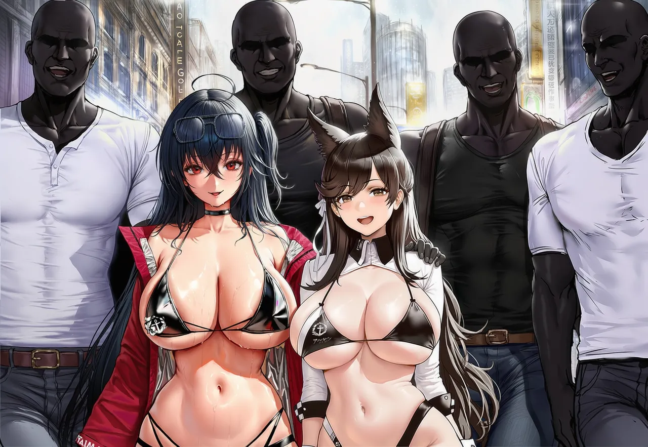 Atago & Taihou VB BBC  [No Text] full [AI Generated] - page7