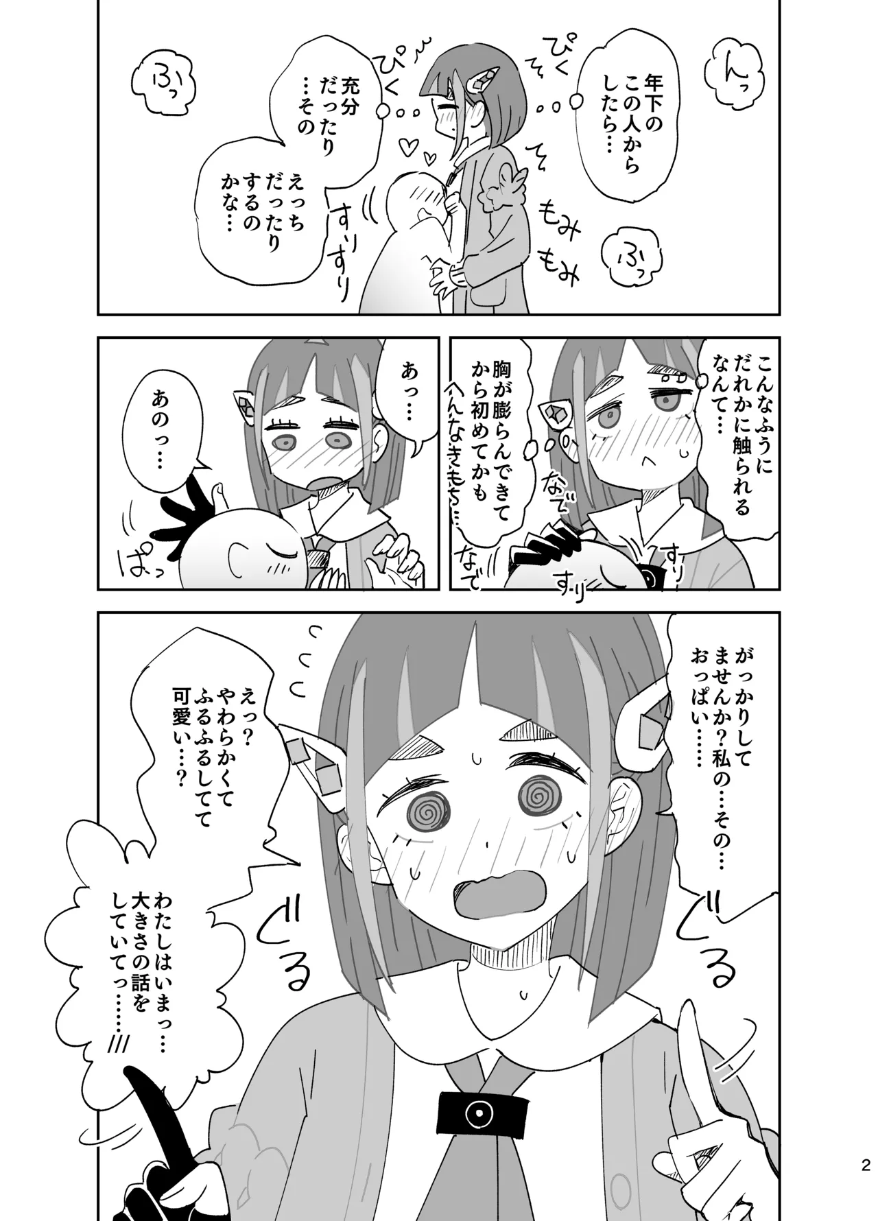 タロちゃんの可愛いおっぱい - page2