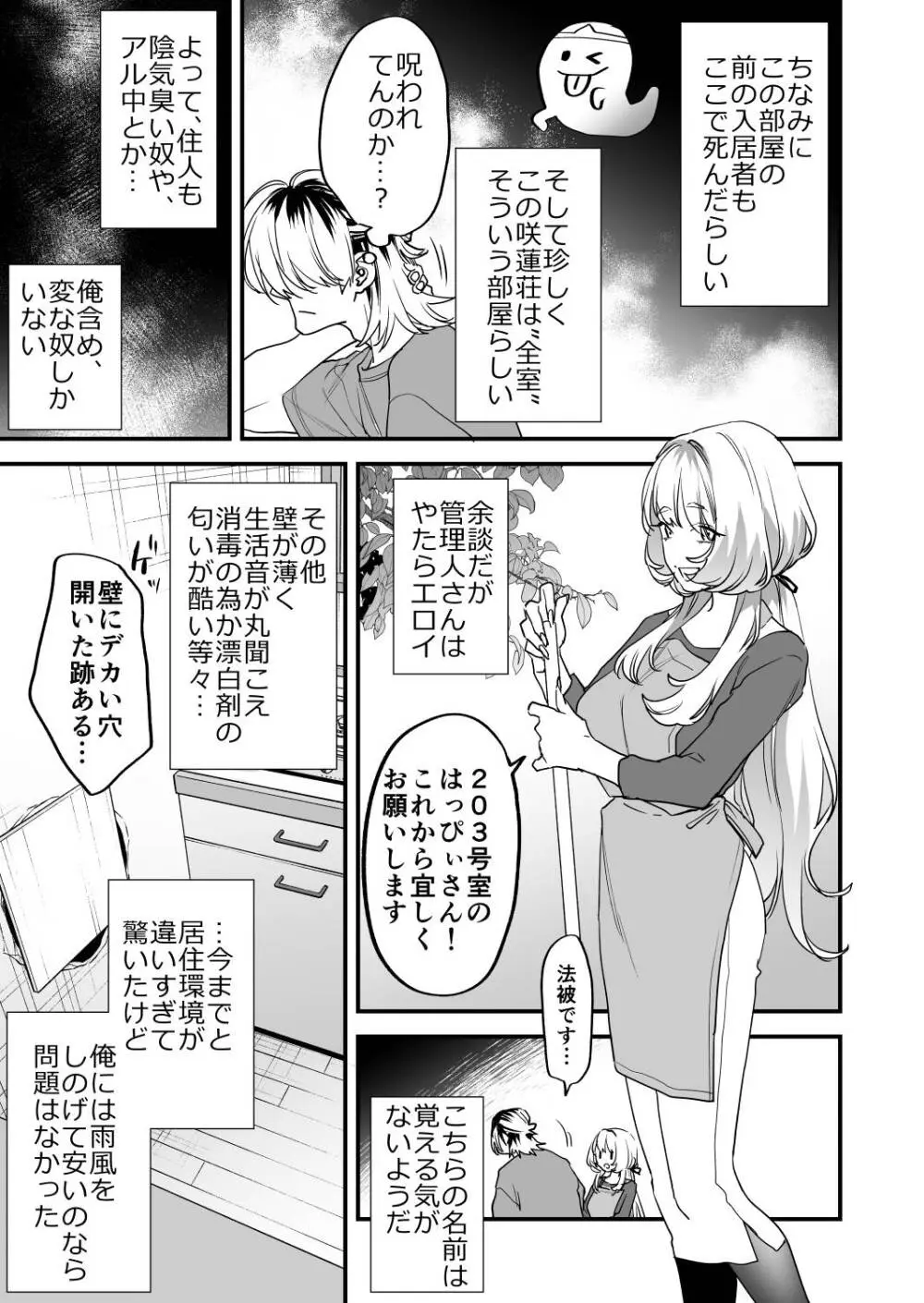 1K3万まんこ付き物件─203号室 - page4