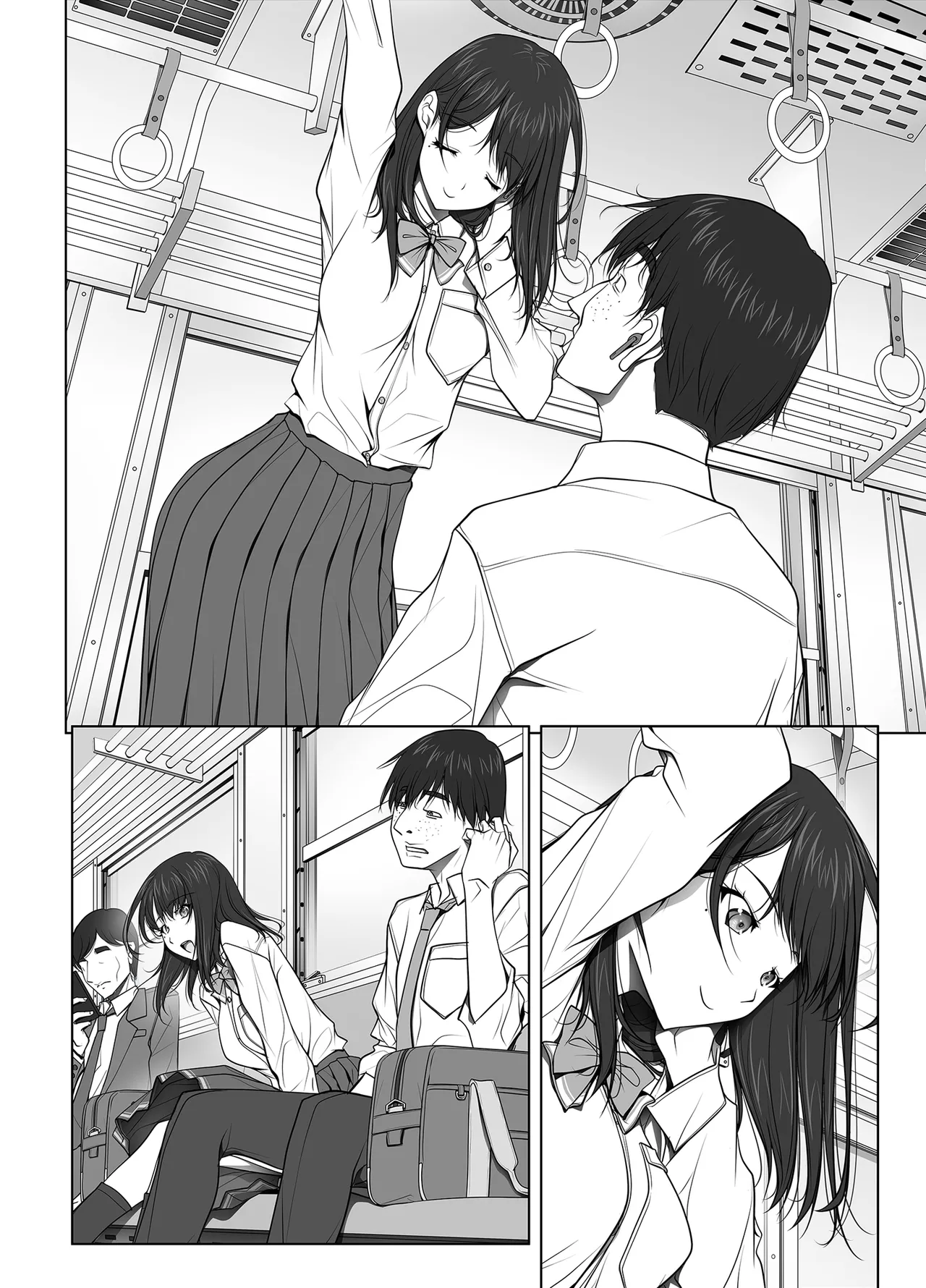彼女がパンツを穿かない理由 -JK淫行ローカル鉄道編- 前編 - page150
