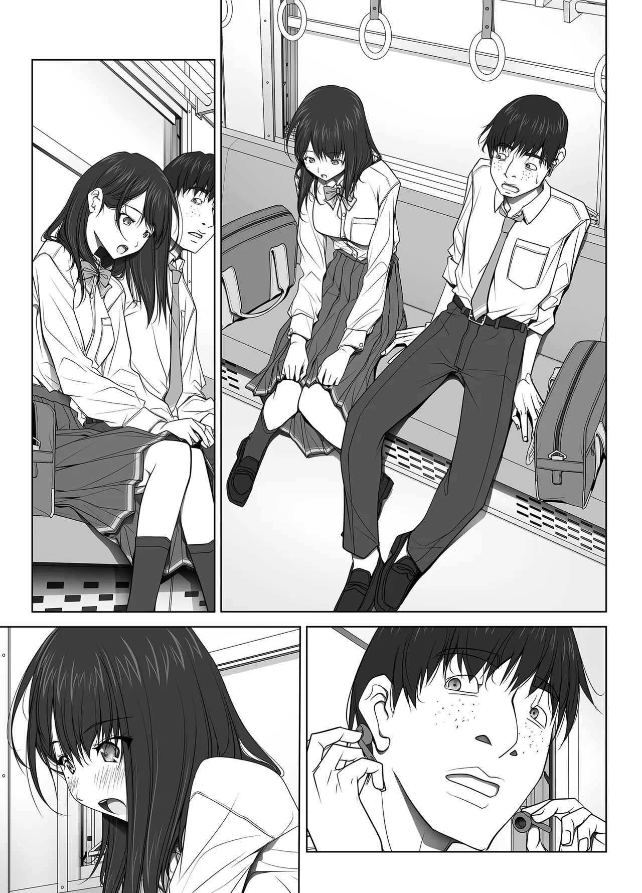 彼女がパンツを穿かない理由 -JK淫行ローカル鉄道編- 前編 - page158