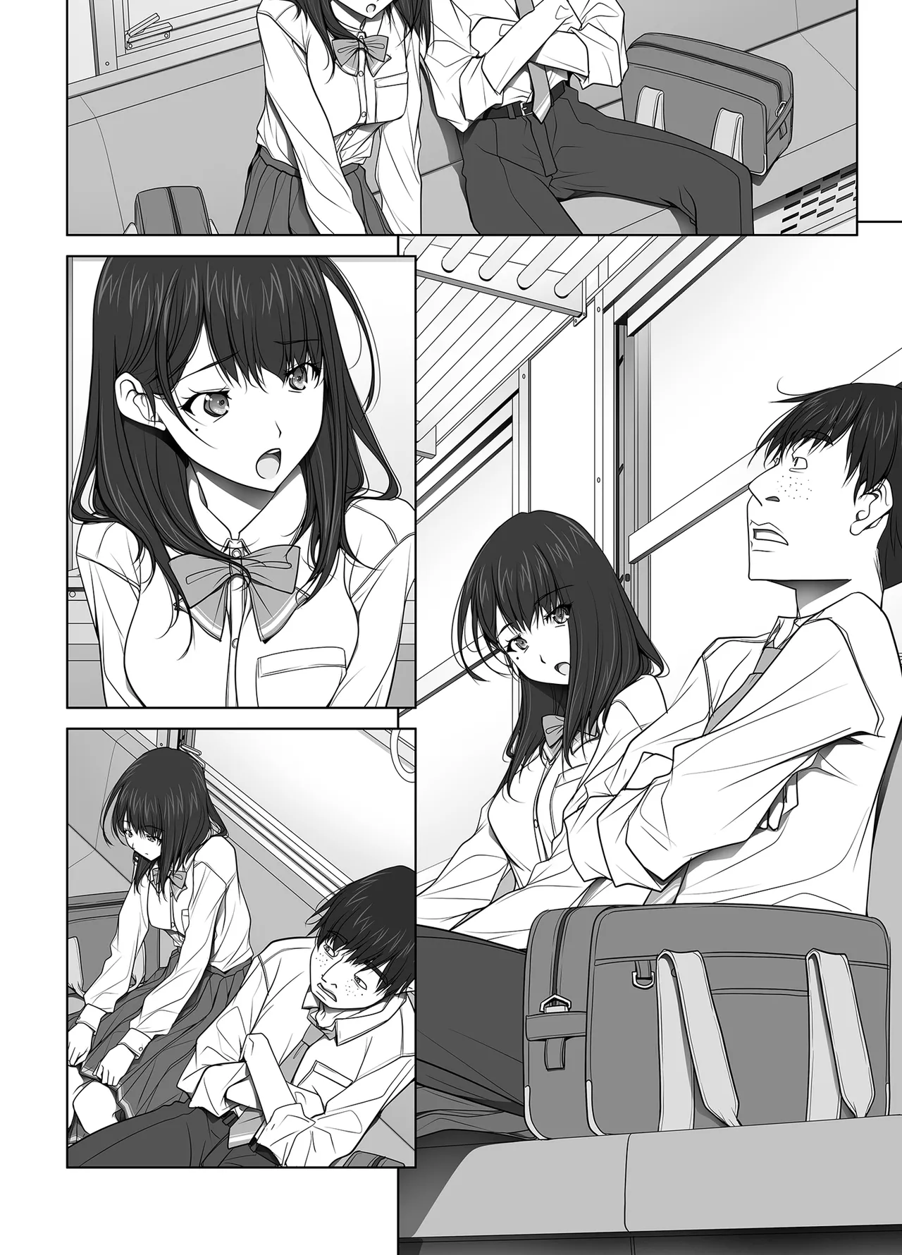 彼女がパンツを穿かない理由 -JK淫行ローカル鉄道編- 前編 - page159