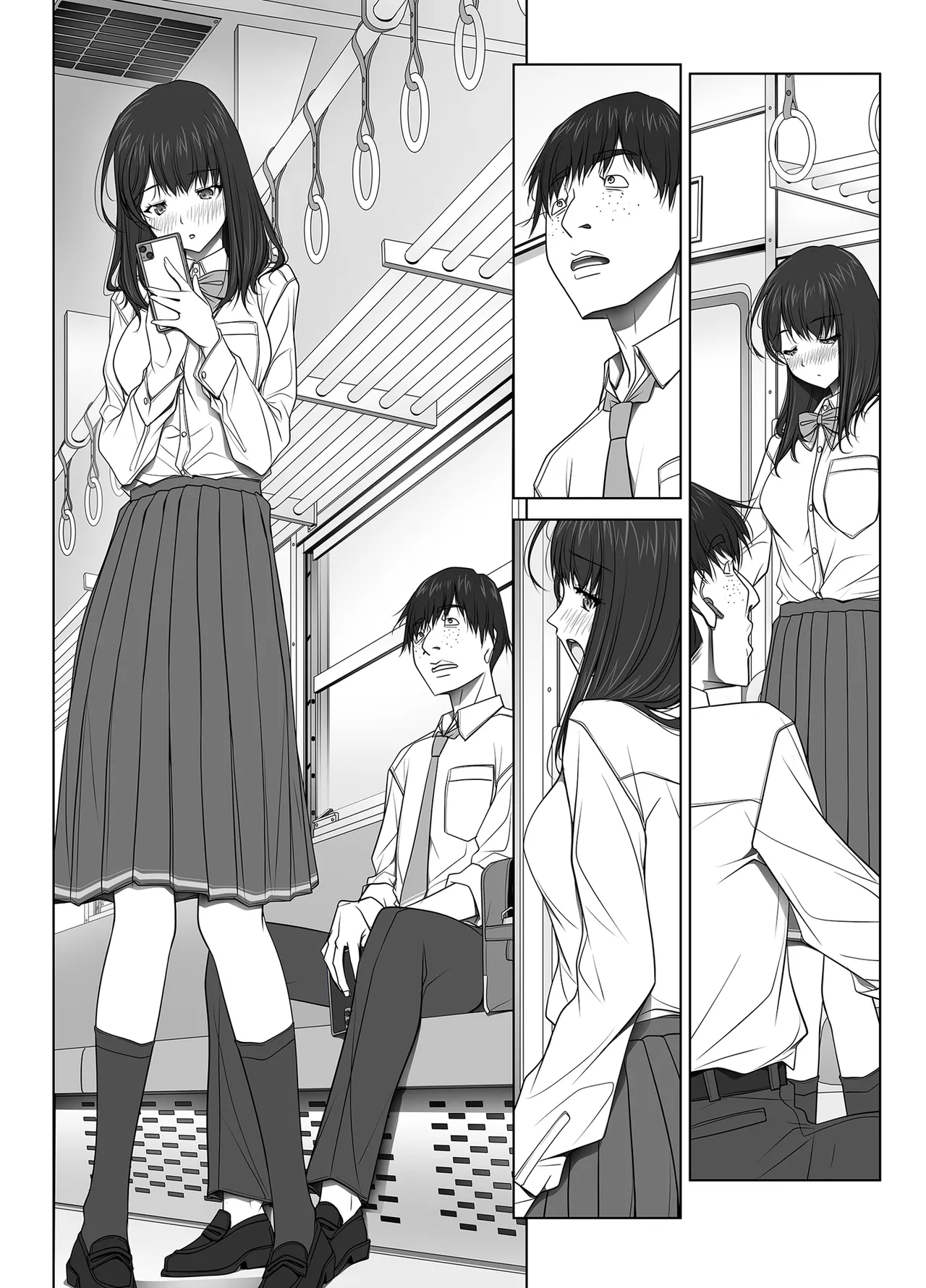 彼女がパンツを穿かない理由 -JK淫行ローカル鉄道編- 前編 - page167