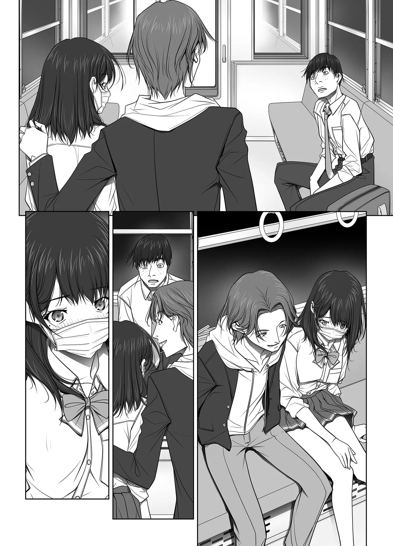 彼女がパンツを穿かない理由 -JK淫行ローカル鉄道編- 前編 - page175