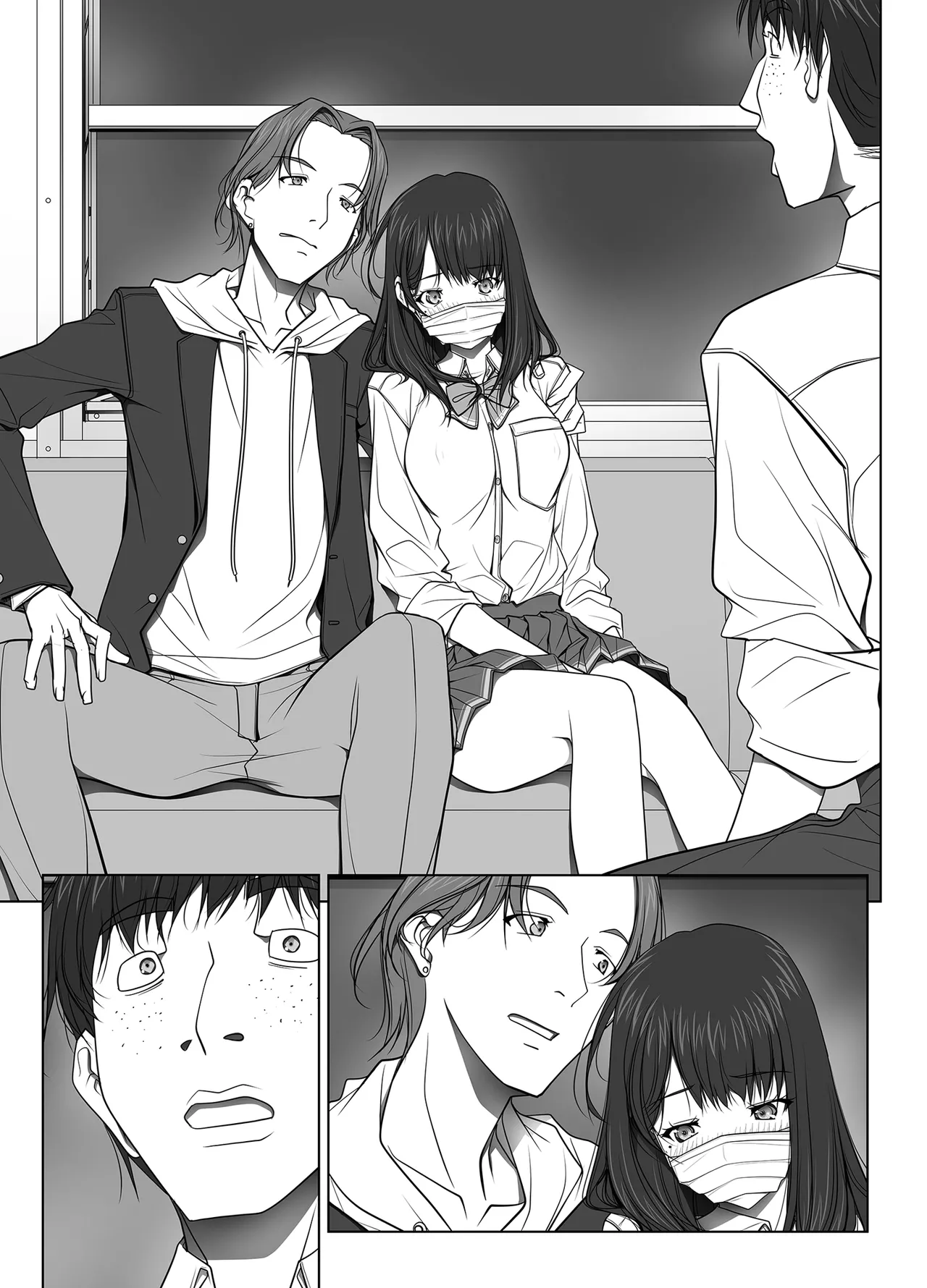彼女がパンツを穿かない理由 -JK淫行ローカル鉄道編- 前編 - page176