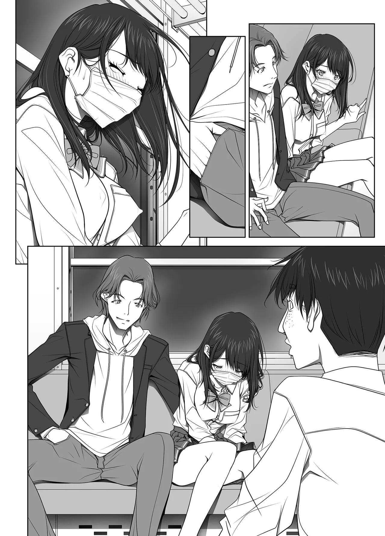 彼女がパンツを穿かない理由 -JK淫行ローカル鉄道編- 前編 - page177
