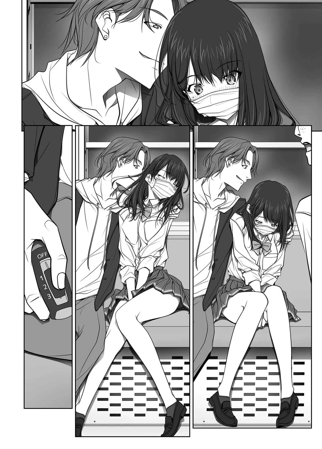 彼女がパンツを穿かない理由 -JK淫行ローカル鉄道編- 前編 - page179